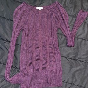 Glittery ribbed sweater size M